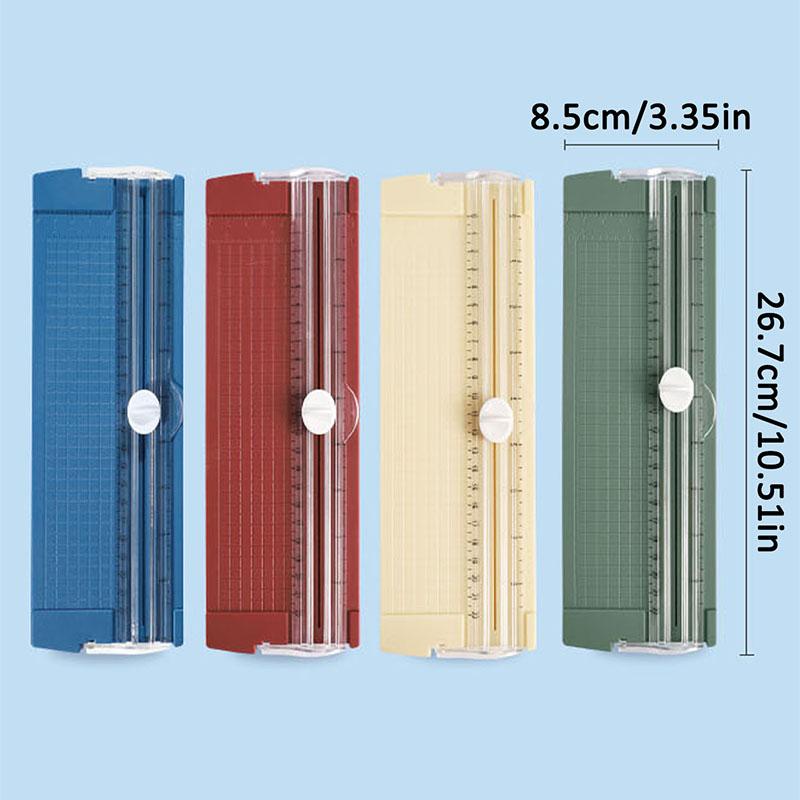 1PC Multi-functional bidirectional paper cutter, portable paper cutting machine process cutting tool! School and office supplies