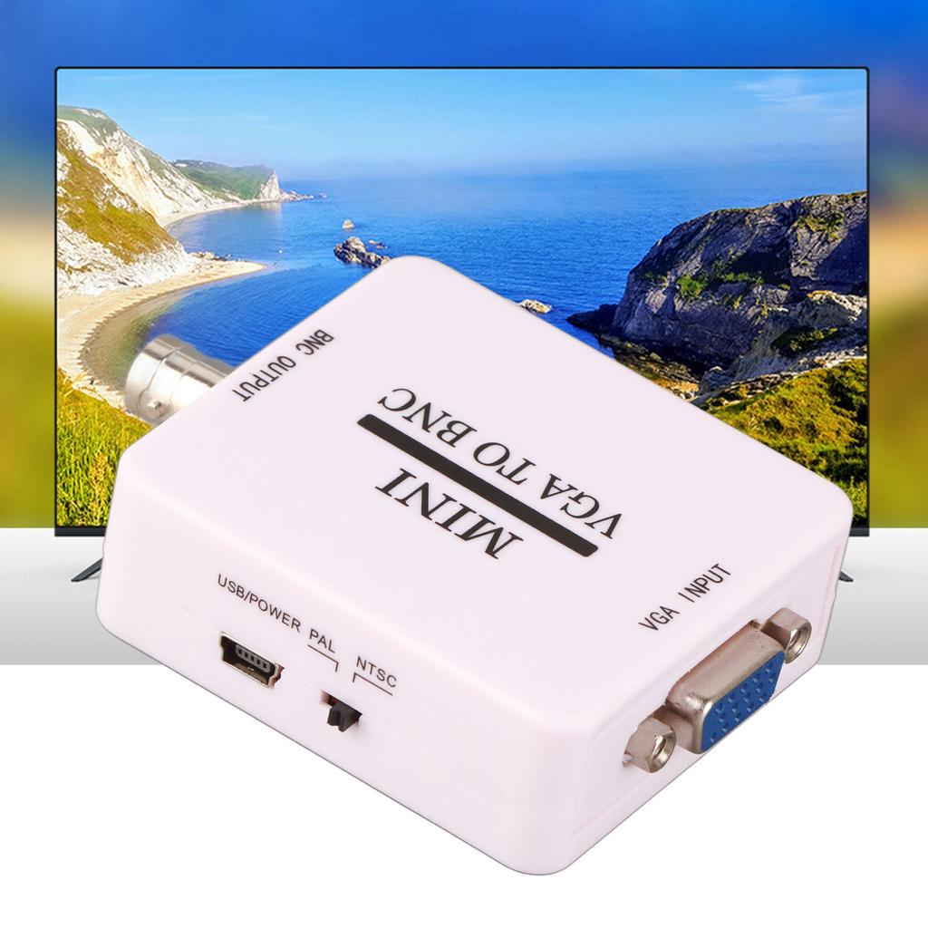 Mini HD VGA to BNC 1920 X 1080 USB Видео Конвертер для HDTV Мониторов Телевизоров Компьютеров