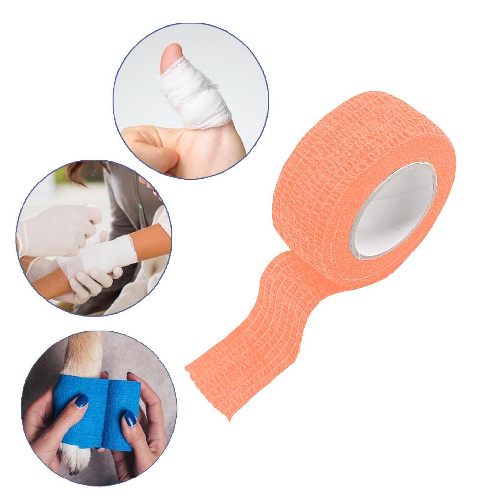 Elastic Bandages Self Adhesive Bandage Non Woven Sports Bandage Tape2.5cm X 4.5m