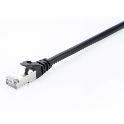 V7 Сетевой кабель V7CAT6STP-05M-BLK-1E - 5 м Категория 6 - Для модема, маршрутизатора, концентратора, патч-панели, настенной розетки, ПК