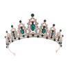 Невеста Корона Головной убор День рождения Свадебная повязка на голову Ювелирные изделия Королева Свадебный сплав Головной убор Аксессуар для волос Корона