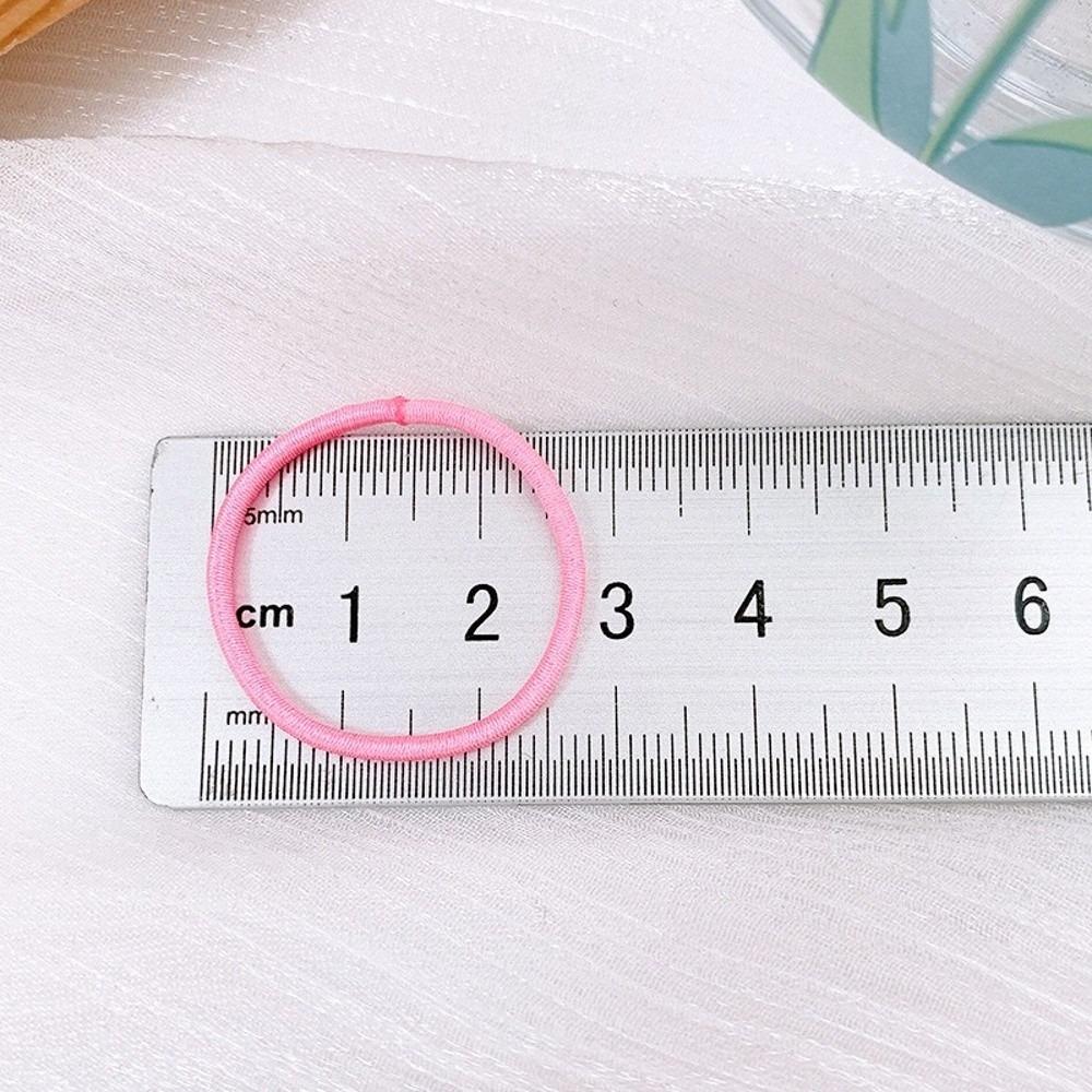 500pcs Candy Color Hair Bands Mini Scrunchie Hair Ties Cute Hair Accessories Girls Kids