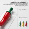 Xiaomi Chili-Shaped Wall Hooks Hooks with Vibrant Red Accents Painted Finish for Coats, Hats, Towels - Easy Wall-Mounted Installation