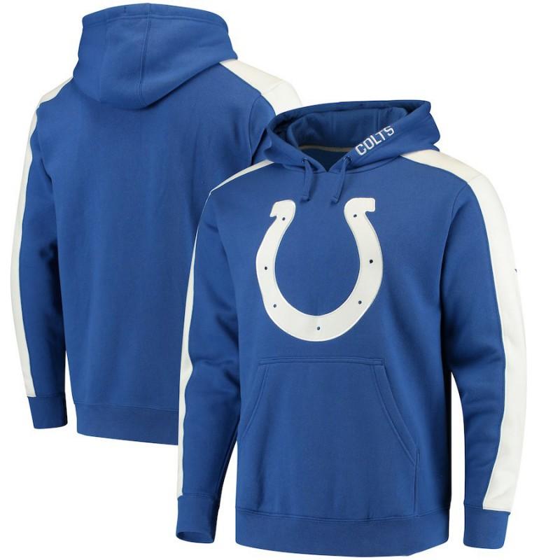 Mens NFL Football Hoodie Printed Colorblock Sweatshirt Loose Fit Sports