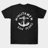 Мужская черная футболка с принтом Minutemen San Pedro Печать на трансферной бумаге без вырезания Хлопковая футболка