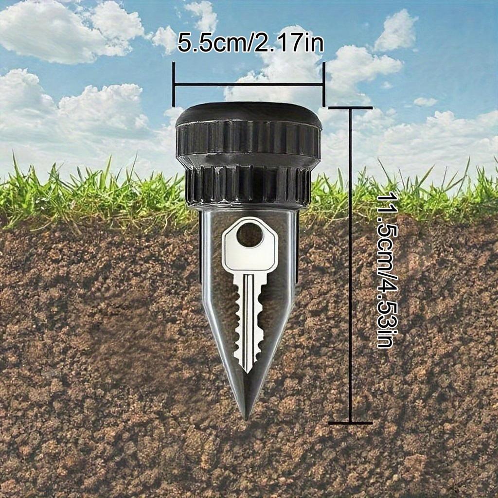 Сейф-тайник для ключей Уличный защитный бокс для запасных ключей от дома Водонепроницаемый ящик для хранения для сада, двора, гаража, путешествий, пляжа