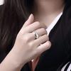 Кольцо из высококачественного стерлингового серебра 925 пробы, модное простое гладкое круглое кольцо, ювелирное украшение для вечеринки для женщин, размеры 5 6 7 8 9 10 11