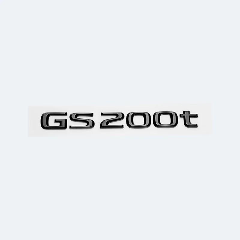 Chrome Black 3D Letters GS200t GS250 GS300 GS400 GS460 GS450h Emblem Car Trunk Logo Sticker Accessories For Lexus GS Series
