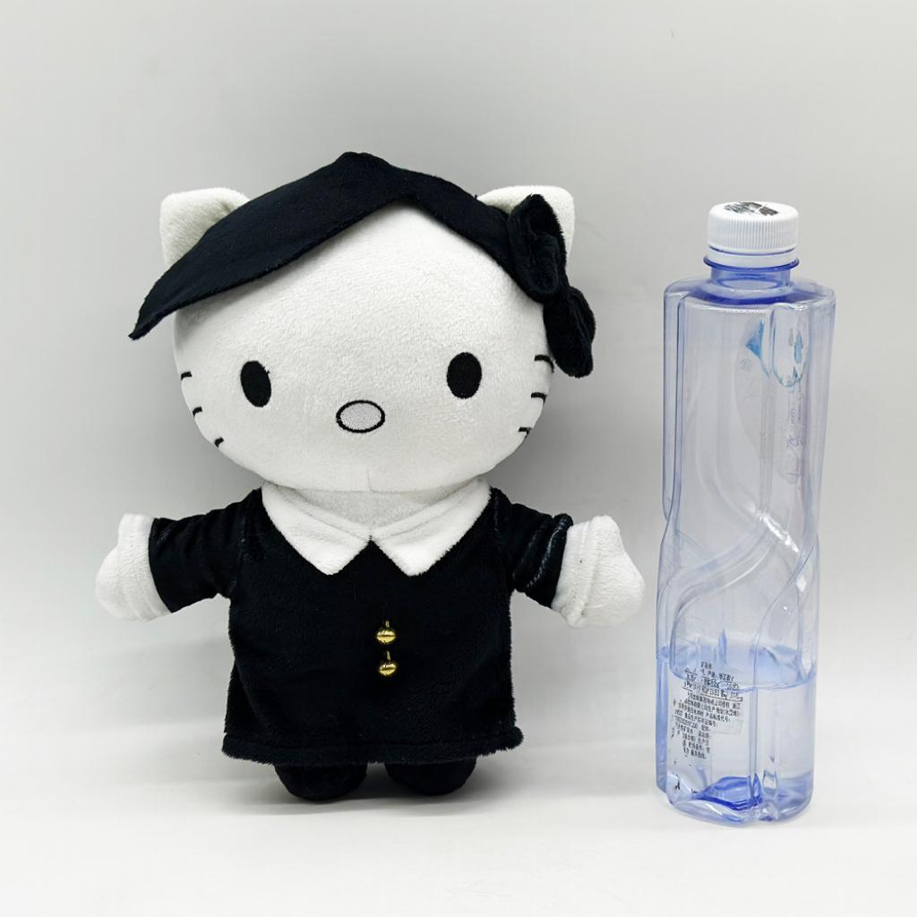 25cm Hello Kitty Wednesday Plush Toy, High Quality Soft Stuffed Doll, Cute Cartoon Character Plush Figure for Gift