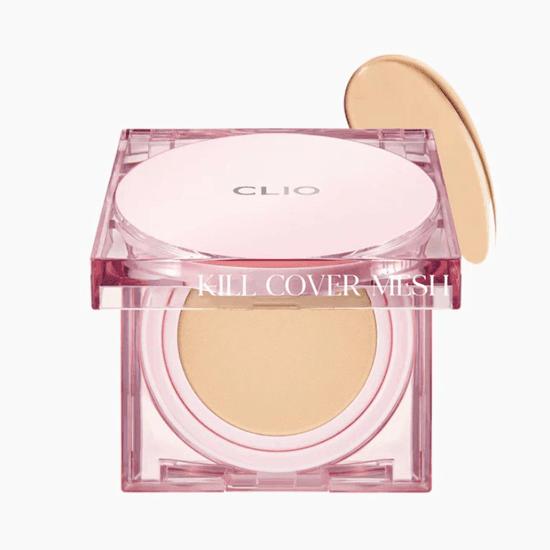 Clio Kill Cover Mesh Glow Cushion со сменным фильтром SPF 50+ PA++++ (3 цвета) 15 г * 2 шт.