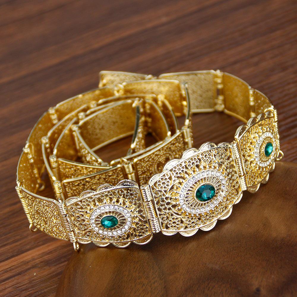 Элегантный ремень золотого цвета для женщин, круглая пряжка с кристаллами, свадебные украшения, свадебный подарок