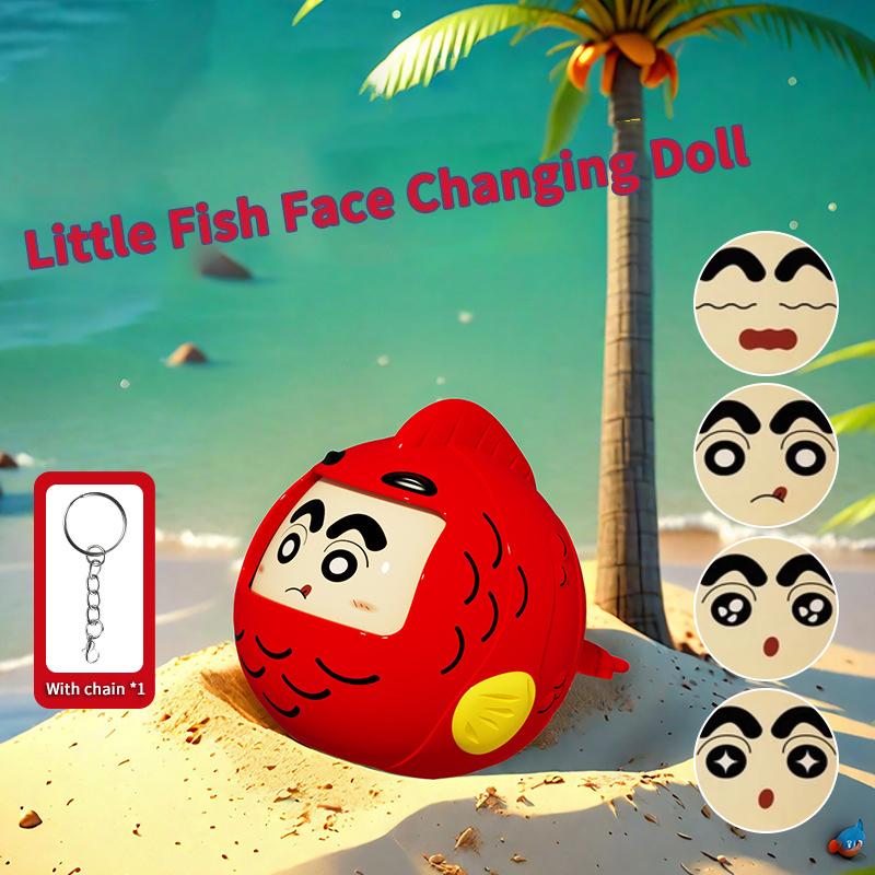 Брелок для куклы с меняющимся лицом из мультфильма Q Version, игрушки для снятия стресса, брелок для изысканного рюкзака, украшения, аксессуары, подарки