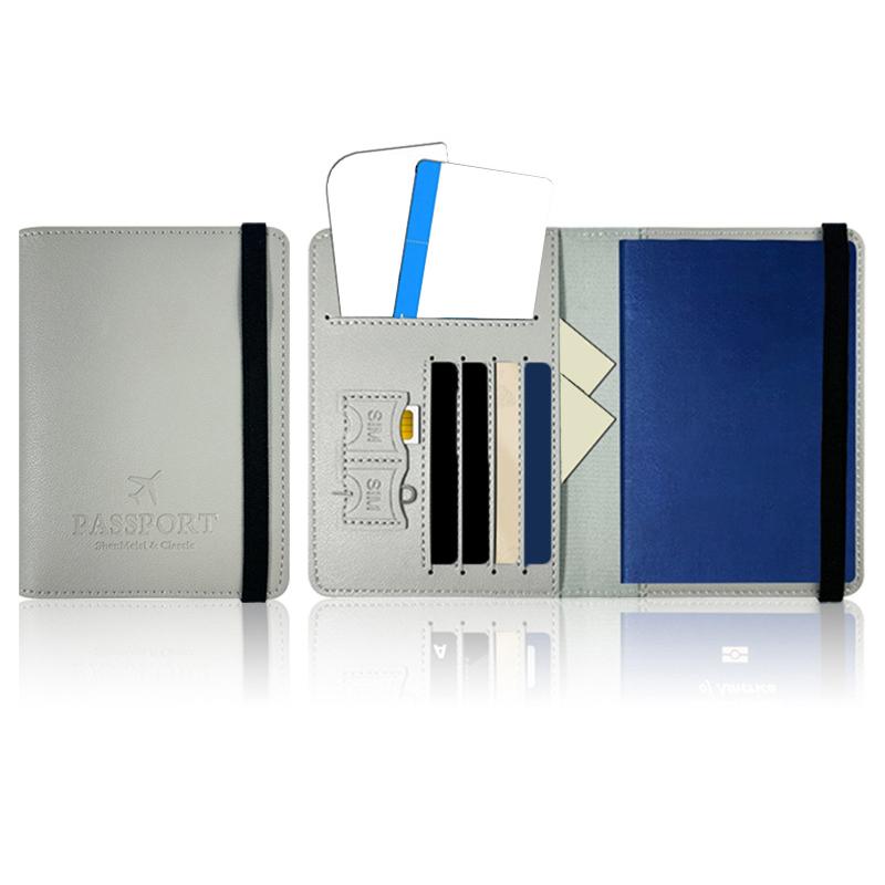 Водонепроницаемый держатель для паспорта, чехол для путешествий, PU кожаный кошелек для кредитных карт, симпатичная книжка для паспорта для женщин/мужчин, обложка для паспорта