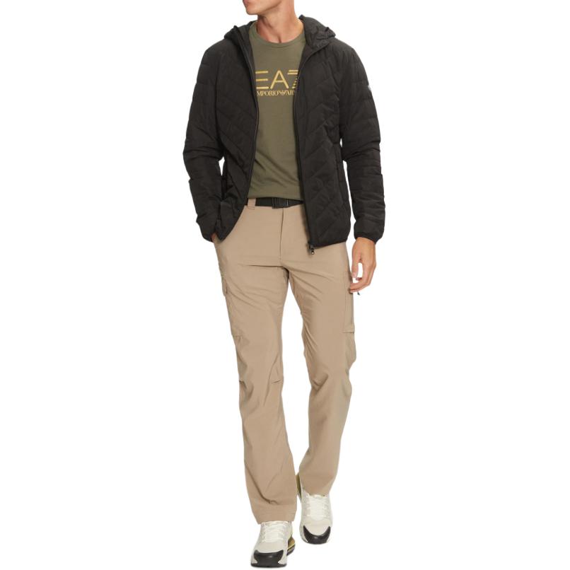Стеганая куртка с капюшоном Ea7 EMPORIO ARMANI 8NPB14-PNE1Z-1200