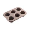 Pastry Non-Stick Carbon Steel Bakeware Cookware Canele Mold Cannele Mould Baking Tool Cake Pan