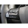 For VW Tiguan 2010-2016 Carbon Fiber ABS Steering Wheel Button Frame Cover Trim