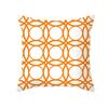 Orange Geometric Abstract Throw Pillow Cover With Short Plush Print For Living Room Sofa Decoration Cushion Cover Pillow Covers