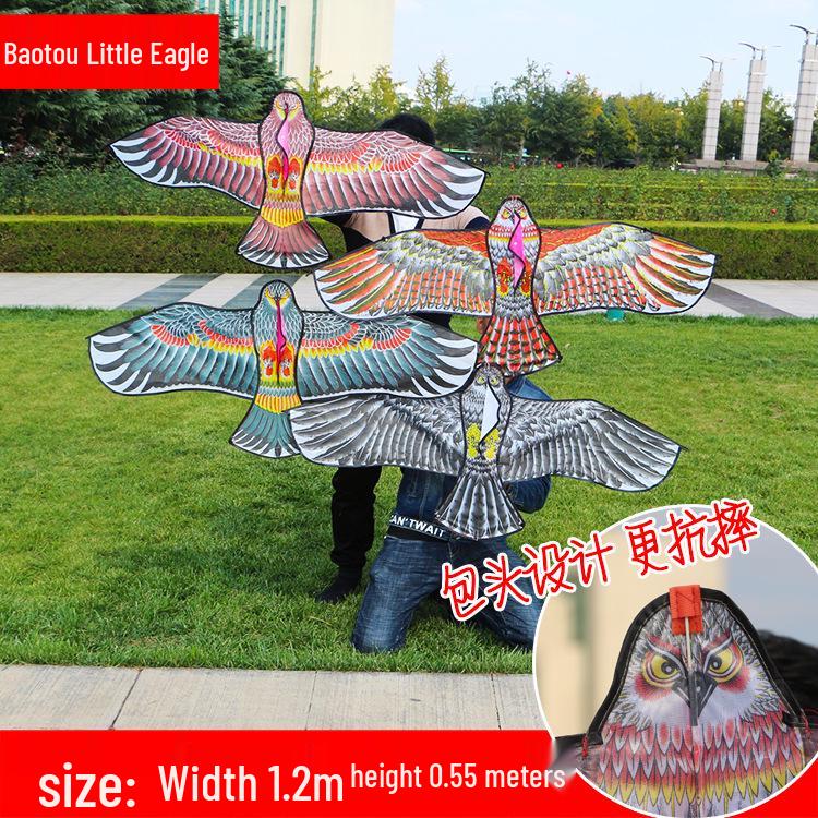 Воздушный змей Weifang Eagle с передней опорной стойкой - Прочный яркий тканевый хвост, плоский или изогнутый дизайн, Гарантированно летает.
