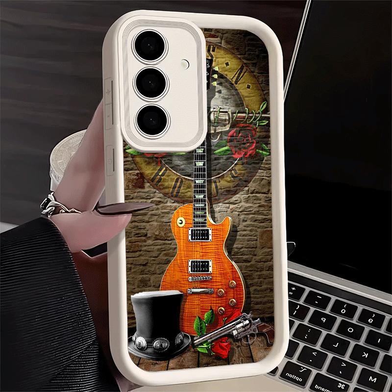 Чехол для телефона для Samsung Galaxy A17 A16 A15 A14 A13 Ремешок G-Guns N R-Roses A56 A36 A26 A55 A35 A25 A54 A34 A24 A53 A33 A23 A07 A06