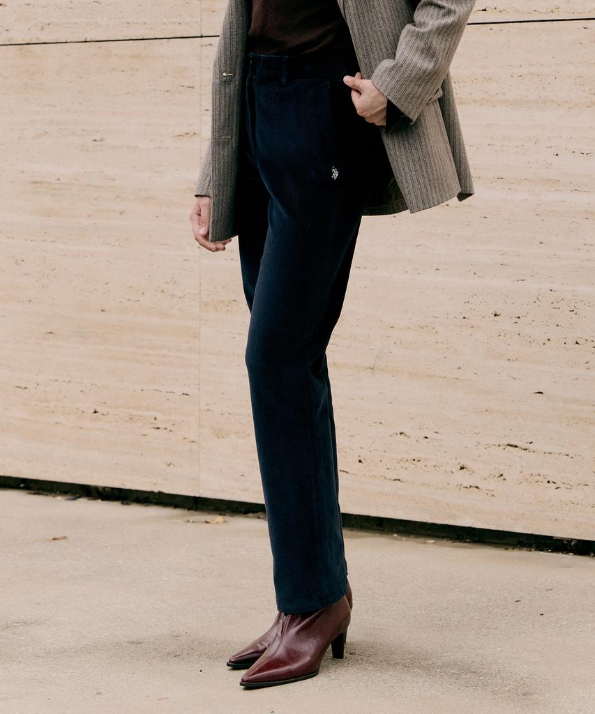USPOLOASSN Corduroy Pants_Dark Navy