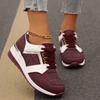 Large Size Women's Sports and Leisure Shoes New Fashion Slope Heel Platform Casual Sports Women's Single Shoes Women