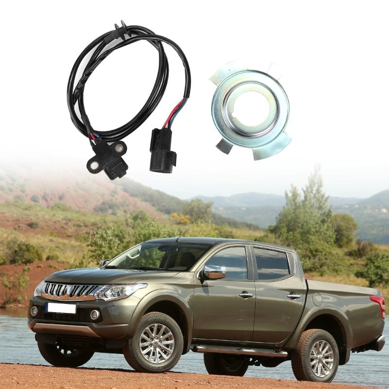 Crank Angle Sensor MD348238 MD342826 for L200 1996-2007 Replacement Crank Position Sensor with Vane Plate