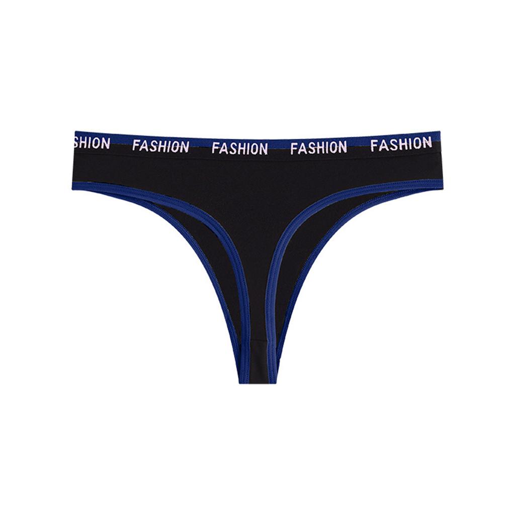 Women's Sports And Fitness Breathable Letter Seamless Low Waist Underwear