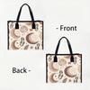 Boho Moon Star Tote Bag for Women Stylish Casual Daily Shoulder Bag Lightweight Shopping Purse