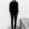 Autumn Winter Knitted Wool Scarf Korean Version Super Long Shawl With Sleeves Scarf For Men Women