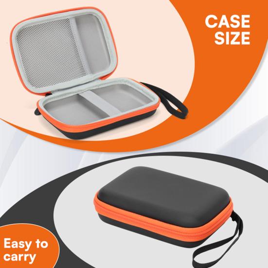 Чехол для переноски жесткого диска для LaCie Rugged Mini 1 ТБ/2 ТБ/4 ТБ/5 ТБ Внешний жесткий диск Ударопрочный Портативный держатель для хранения HDD Дорожная защитная сумка
