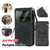 Мини AM FM SW Радиоприемники Портативные Полнодиапазонные Радиоприемники со Светодиодным Фонариком Карманное Радио Работающее от Батарей С Антенной Разъемом для Наушников