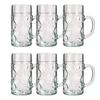Chope de bière - ISAR - Lot de 6 - 1 litre - Matériaux de qualité supérieure - Compatible lave-vaisselle