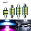 2pcs C5W LED C10W Canbus Festoon 31mm 36mm 39mm 41mm Error Free Car Interior Reading Light 24SMD 3014 Chips License Plate Bulbs Auto Lamp DC 12V