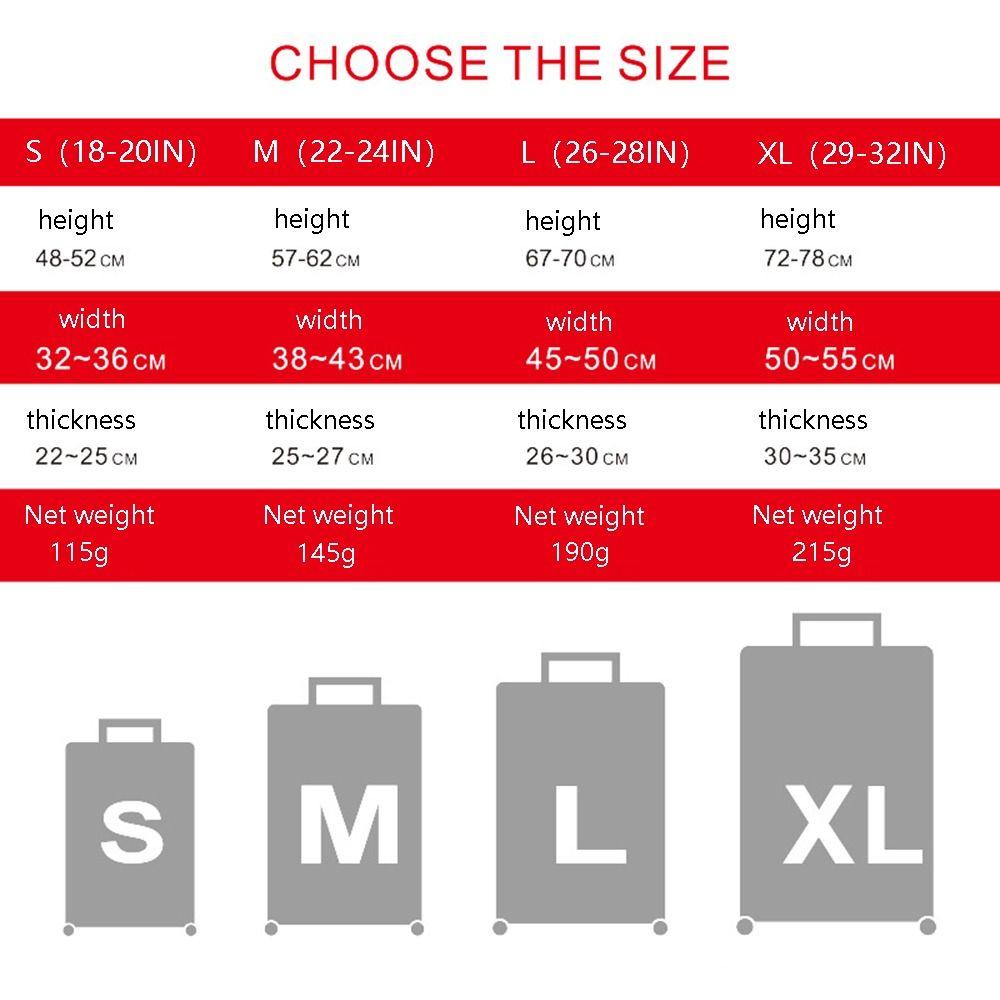 Washable Suitcase Protector Multicolor Baggage Dust Case Cover Luggage Cover Suitcase