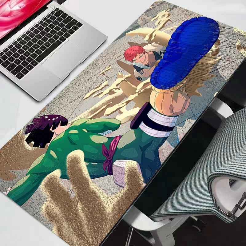 XXL Rubber Large PC Mousepad Gamer Gaming Mouse Pads Naruto Desk Keyboard Mat Computer Laptop Durable Anime