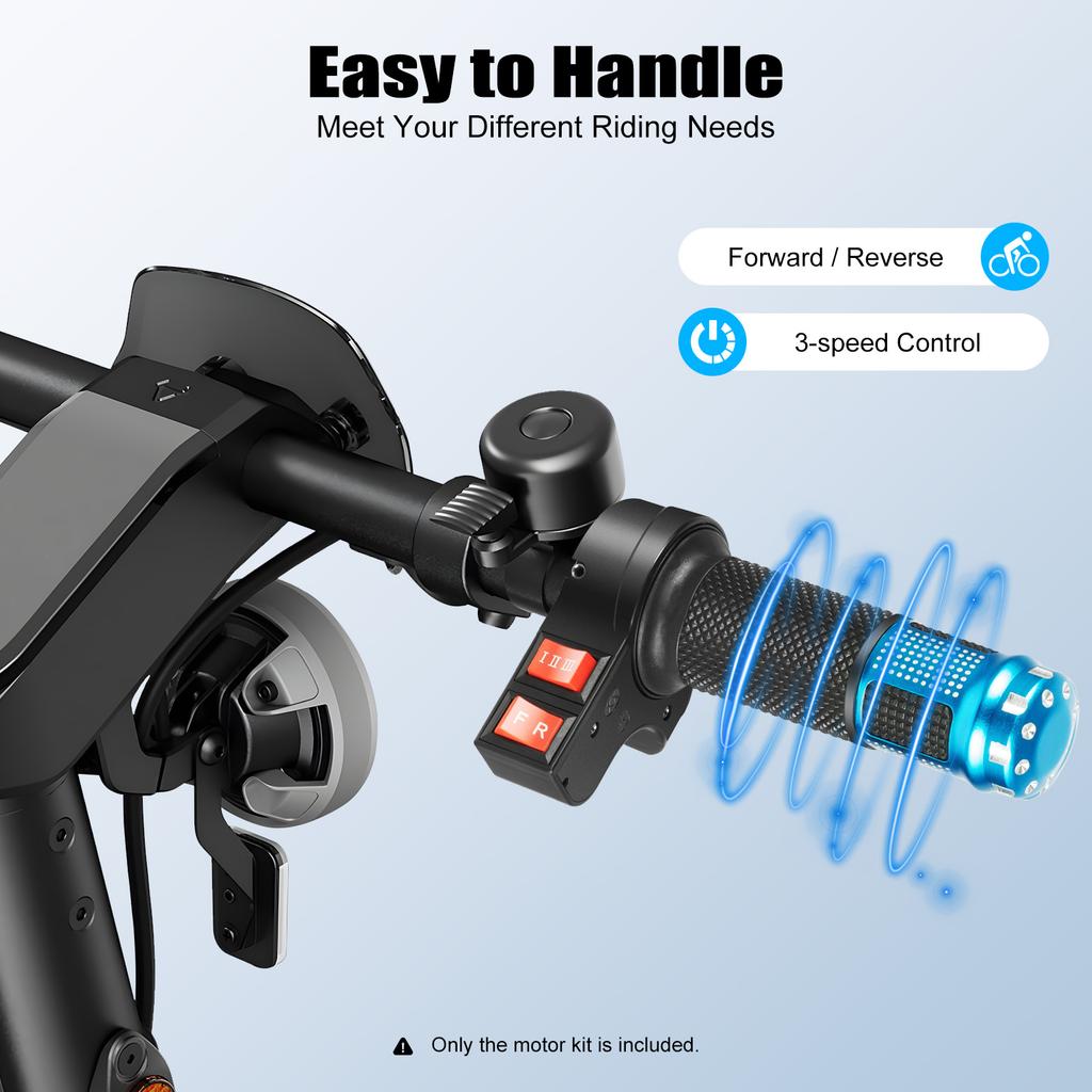 Комплект бесщеточного двигателя 3000 Вт 72 В, Электродвигатель из чистой меди с контроллером для электровелосипеда, скутера, картинга, система двигателя для самостоятельной сборки