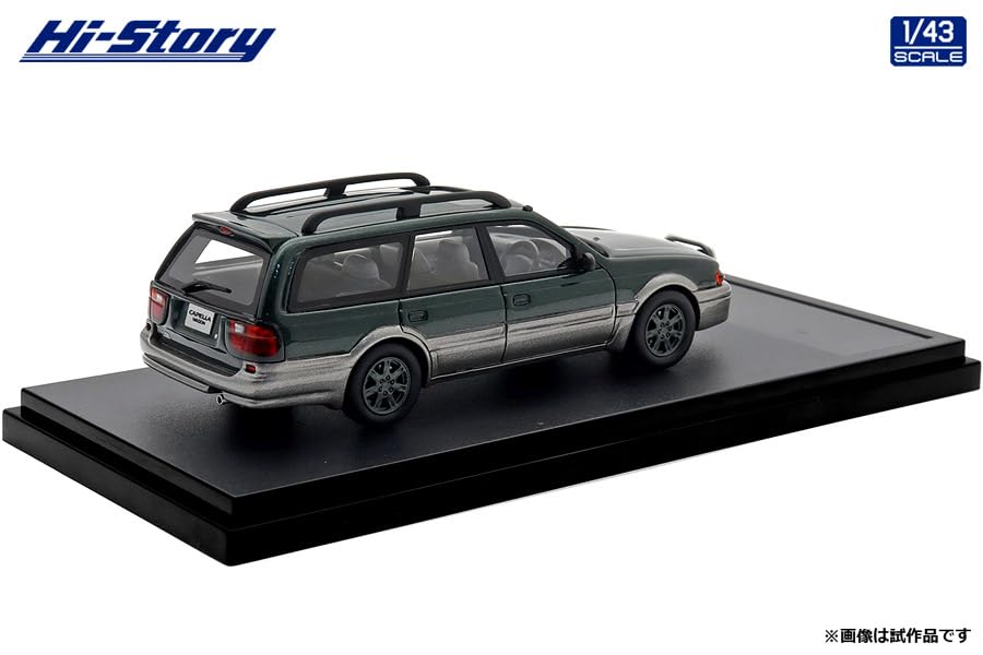 INTERALLIED Hi Story Scale Mazda CAPELLA WAGON FX Marina Green Silver Finished HS506GR 1/43 (1994) Слюда/Тихий металлик, Модель,