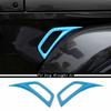 2x Боковая накладка воздухозаборника Декоративная крышка для 18+ Jeep Wrangler JL Синий