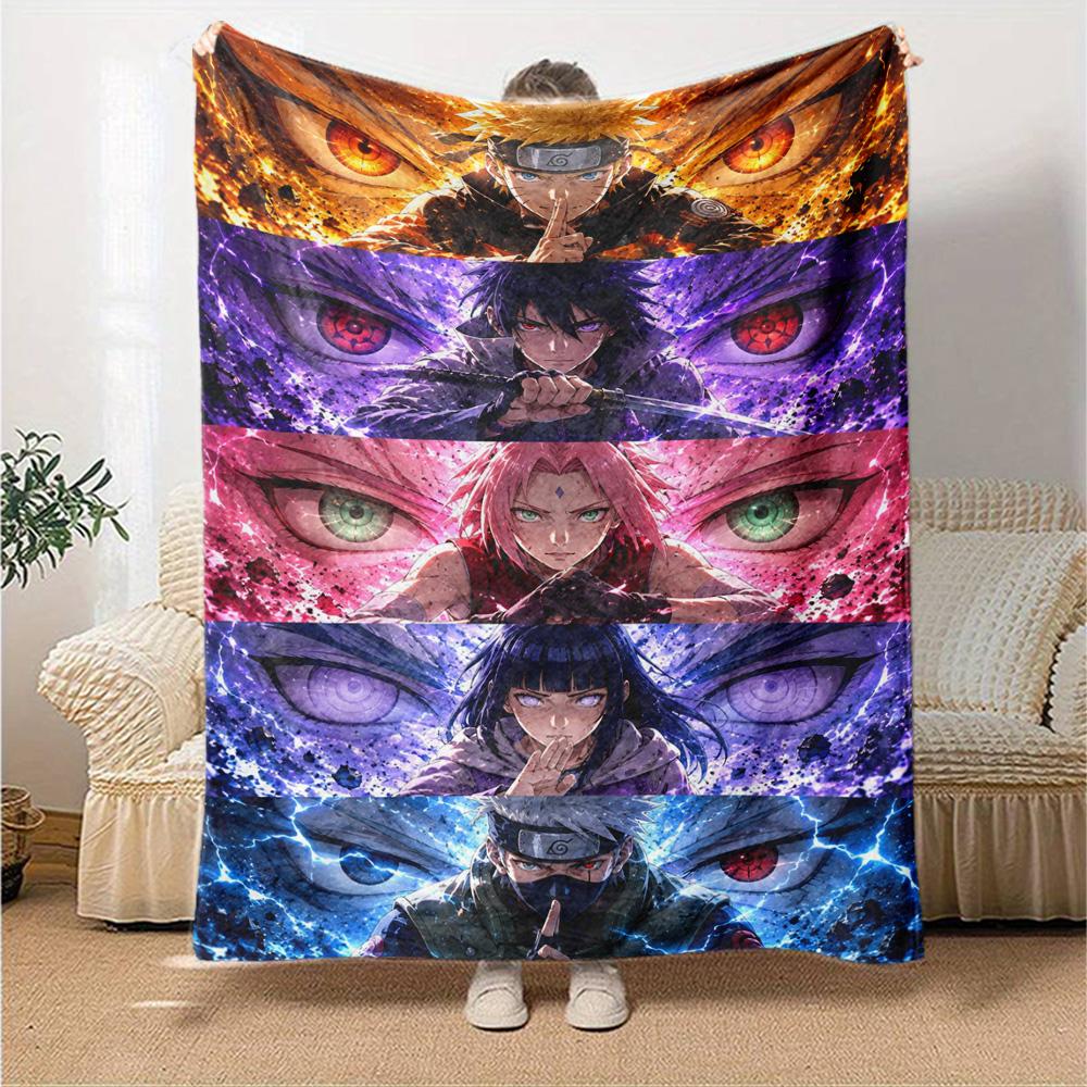 Naruto Blanket Durable Comfort Great for Sofa Livingroom Picnics for All Occasions Warmthful Decor Birthday Christmas Gift Blanket