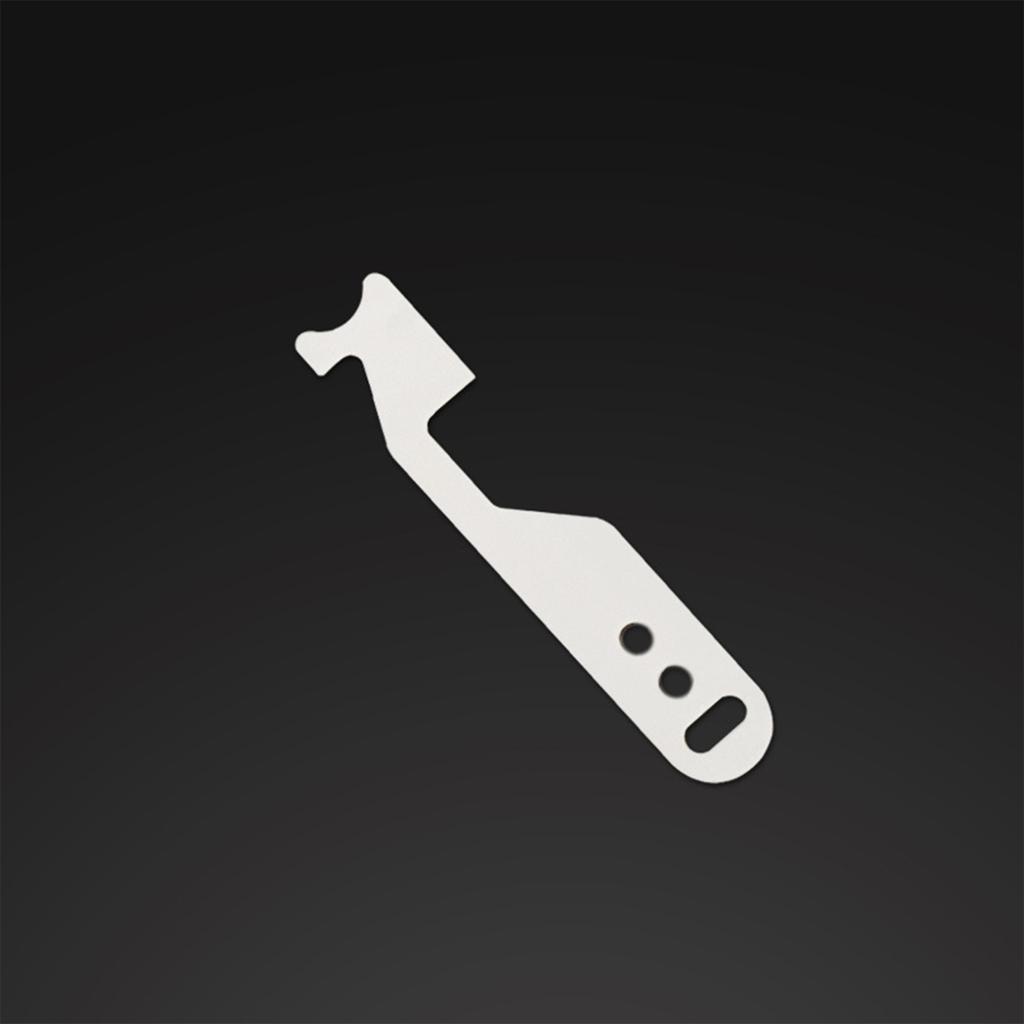 2Pcs Stainless Steel Unlocking Handle Compact Door Seam Lock Opener Portable Pry Bar Hand Tool Firefighting Tool