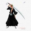 Ichigo Kurosaki 1st Sword Ichigo Kurosaki Rukia Kuchiki Anime Lron On Patches For Clothes Bag Tshirt Heat Transfer Stickers Stripes Appliques