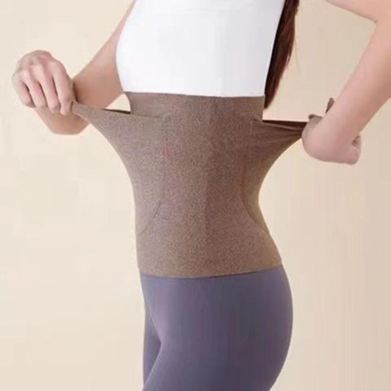 Men's and Women's Thermal Waist Belt with Pouch Warm The Stomach, Ward Off The Cold Heat Therapy To Prevent Chills Supports The Lower Back