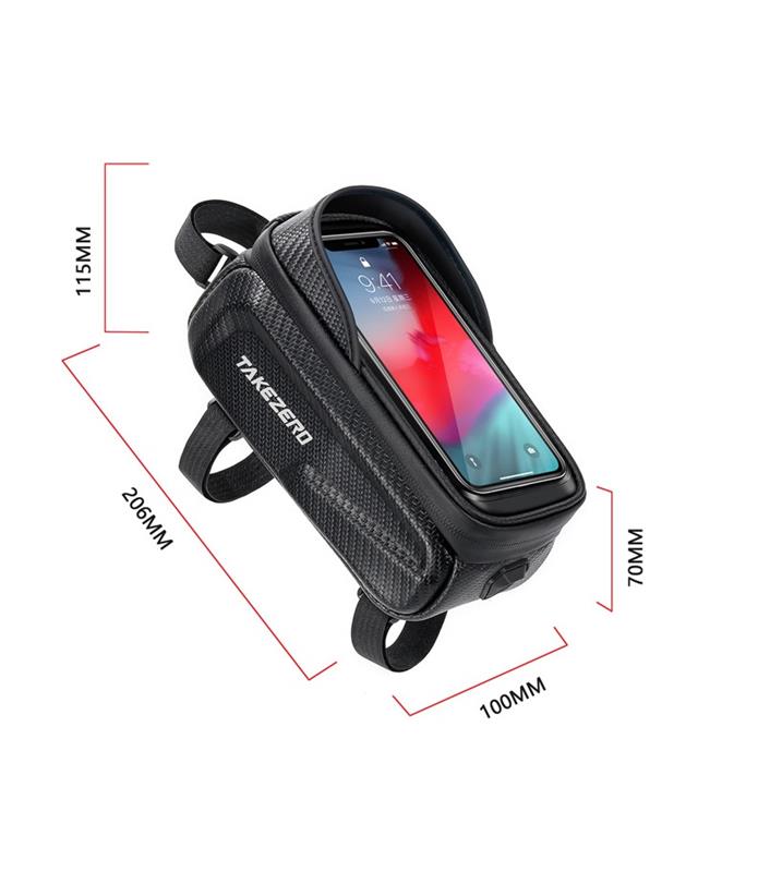 Bicycle bag large bag holder case phone case touchscreen cover 2L