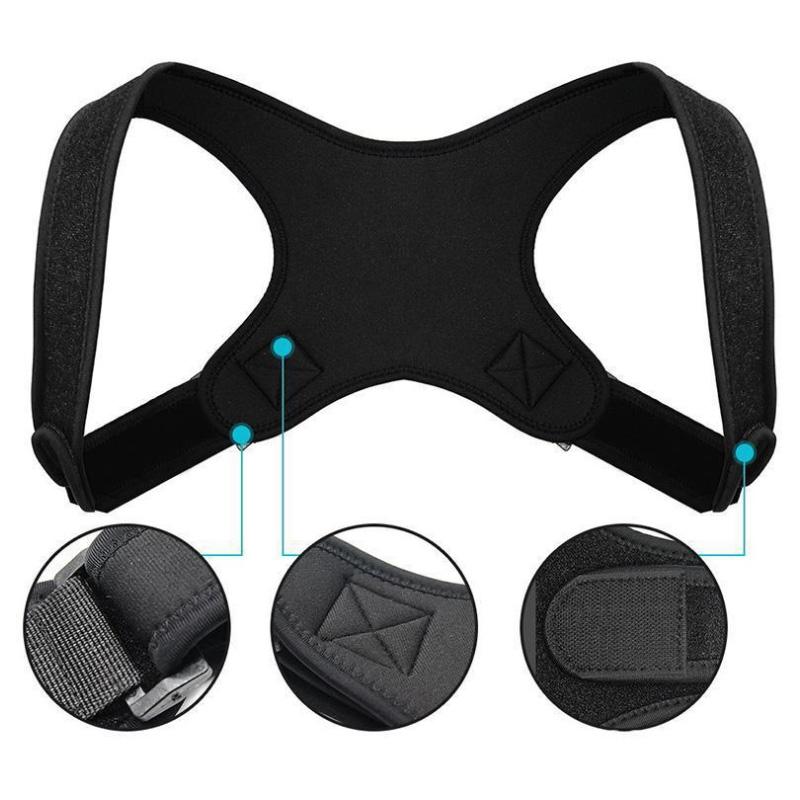 1 шт., профилактика горбатой спины, выпрямитель для спины, поддержка плеч, пояс, корректор осанки