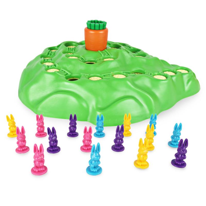 Детская игра-головоломка «Кролик», соревнования по бегу по пересеченной местности, интеллект для родителей, настольная игра для всей семьи