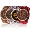 Women's Leopard Faux Leather Strap Charm Roman Numerals Quartz Wrist Watch