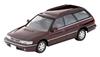 Tomica Limited Vintage Neo Scale Model of the Subaru Legacy Touring Wagon GT In Dark Red 1/64 (TLV-N201a) (finished Product)