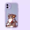 Чехол для телефона с милой девушкой Ху Тао для IPhone 14 13 12 11 Mini Pro Max XS X Max XR 8 7 Plus SE 2022, цвет кожи, чехол для телефона