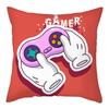 Home Decor Game  Cushion Cover r Gift Black Art Design  Console Button Pillow Case