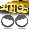 Матовые черные накладки на фары для Jeep Wrangler TJ 1997-2006